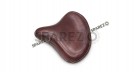 For Royal Enfield Classic 650 Front Rider American Type Solo Seat Antique Brown - SPAREZO